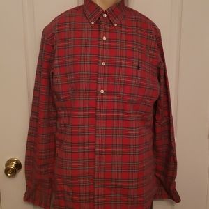 Men's Ralph L Longsleeve Tartan Print Shirt